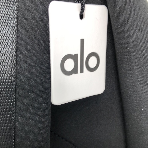 Alo Yoga Stow Backpack With Detachable Pouch Black Neoprene Bag - Picture 4 of 8